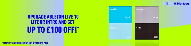 Fat discounts on Ableton Live 10 upgrades!